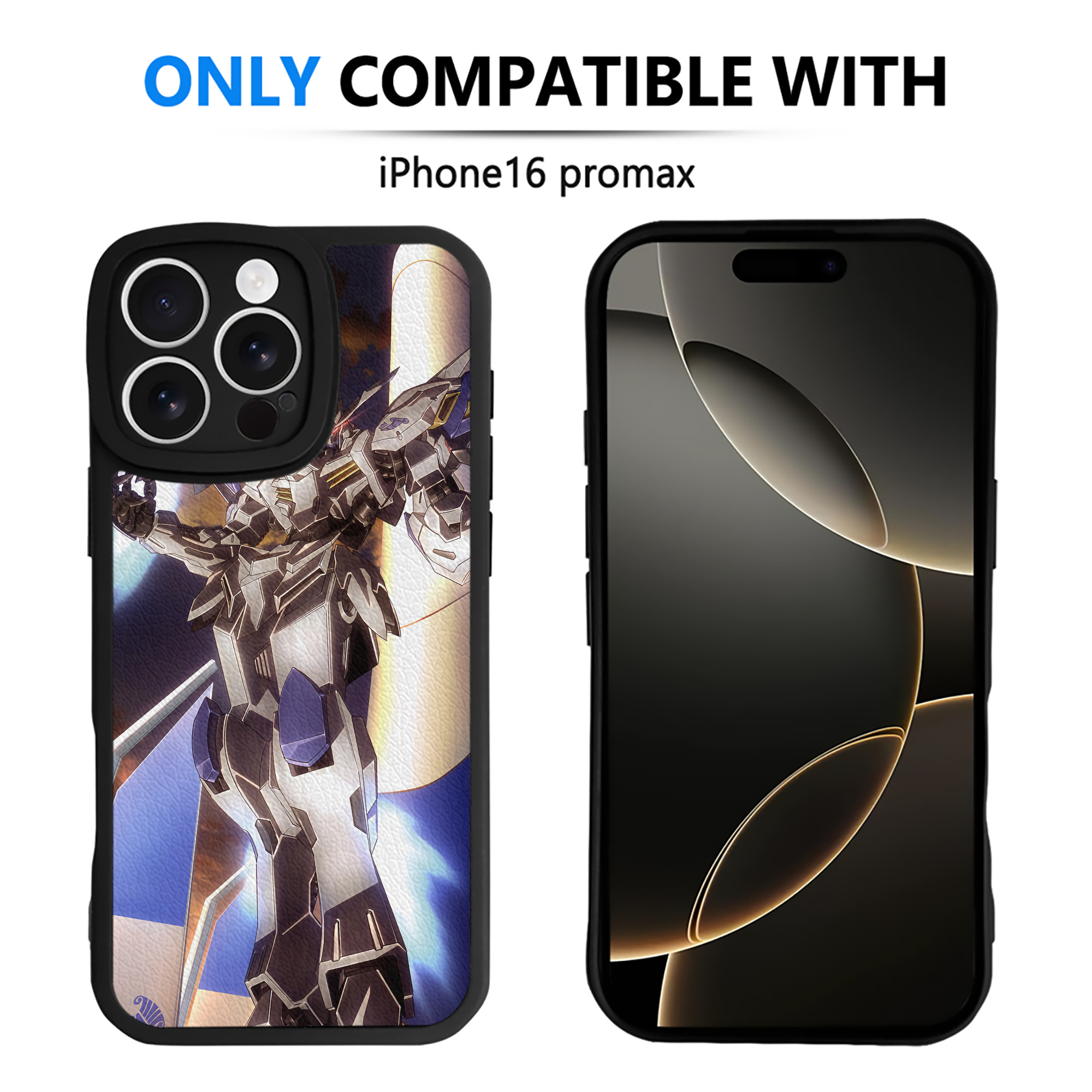 （画像用） 機動戦士ガンダム Mobile Suit Gundam 【iPhone 16シリーズ対応】シリコンスマホケース（レザー調） 材質：シリコン